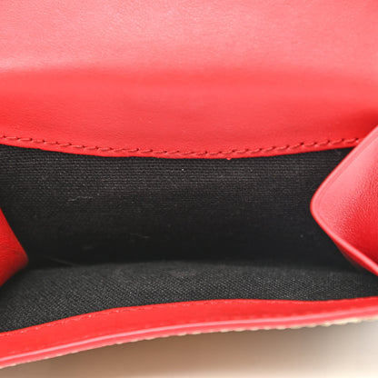 Burberry House Check Luna French Wallet Red 6 of 10