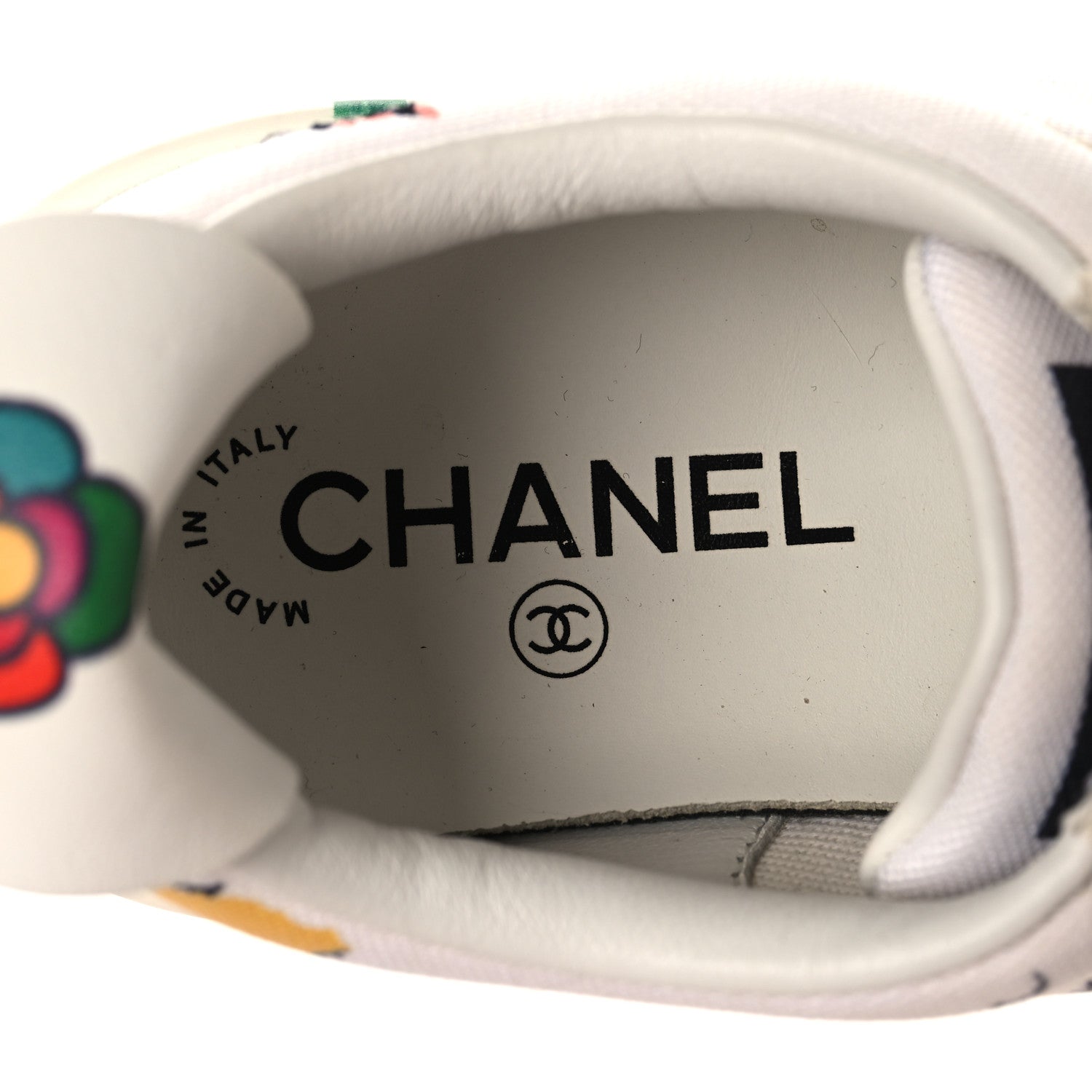 Chanel x Pharrell Williams Canvas Womens Sneakers 38 White Multicolor 8 of 8