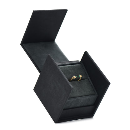 David Yurman 18K Yellow Gold Emerald Renaissance Ring 45 3.5 5 of 5