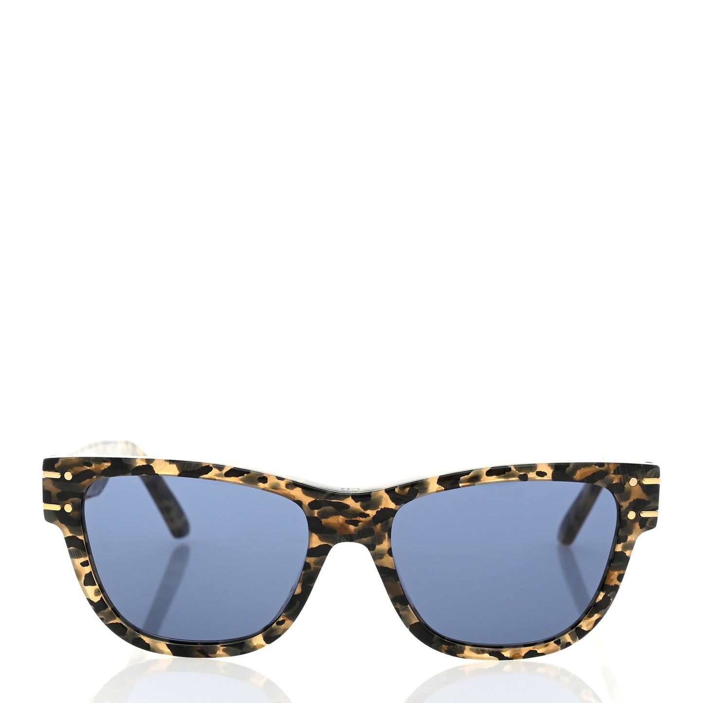 Diorsignature S6U Square Sunglasses Tortoise Grey
