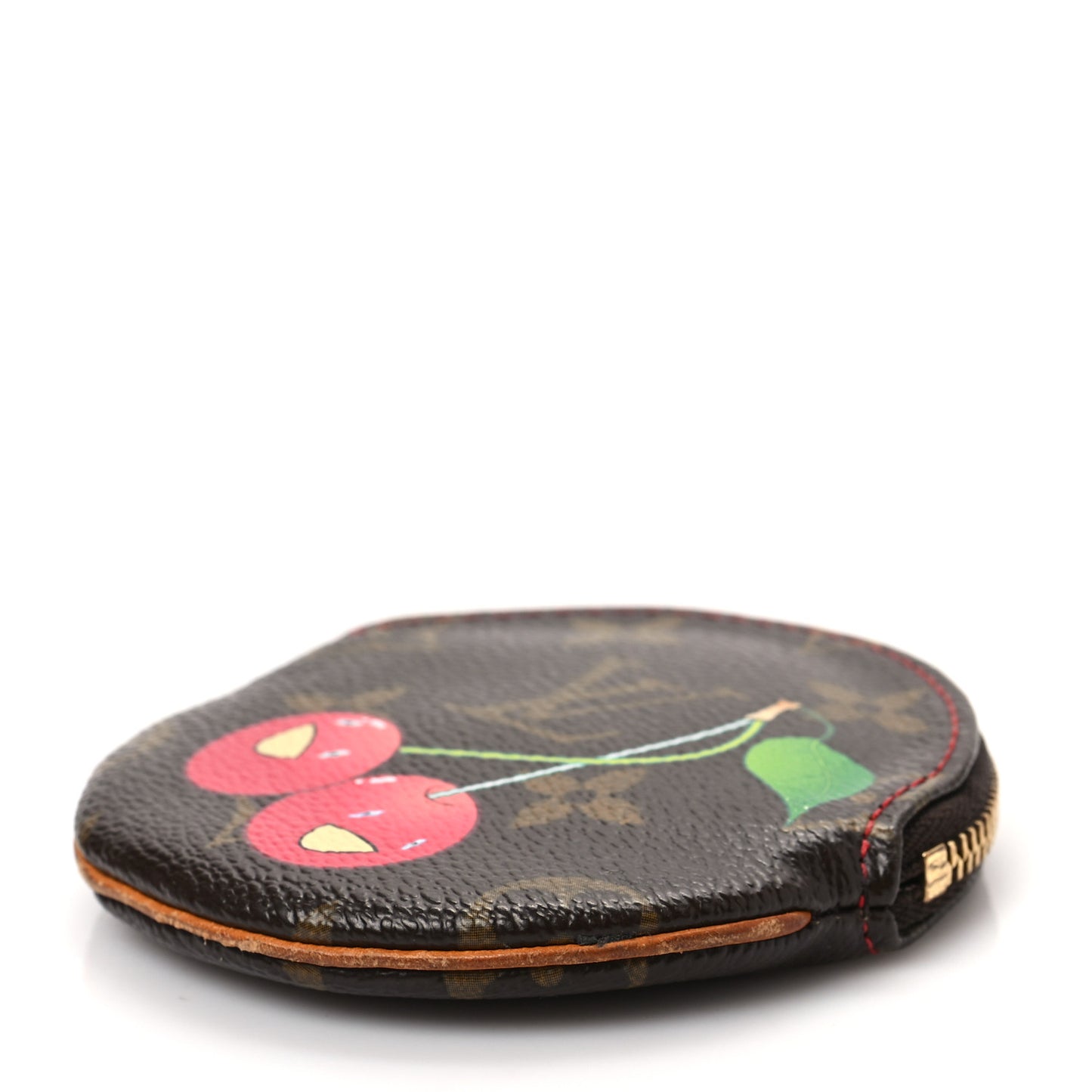Monogram Cerises Round Coin Purse