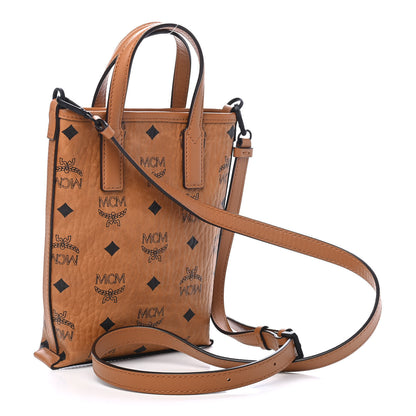 MCM X SAMBYPEN Visetos Mini Crossbody Tote Cognac 2 of 8