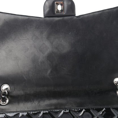 Chanel Patent Quilted Maxi Single Flap Black 8 of 11