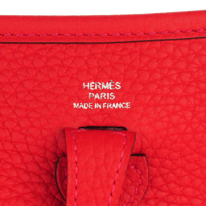 Hermes Taurillon Clemence Evelyne TPM Rouge Tomate 8 of 10