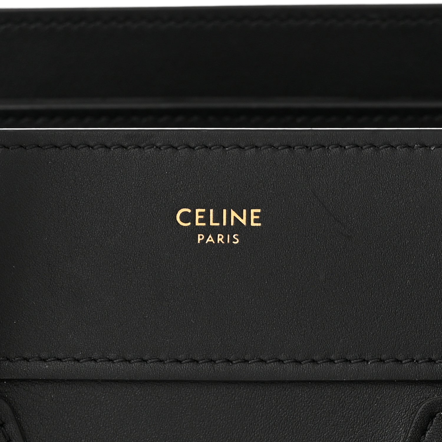 Celine Smooth Calfskin Micro Luggage Black 6 of 12