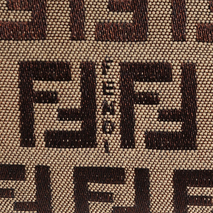 Fendi Zucchino Vitello Mini Boston Mogano Panna Bruciato 10 of 10