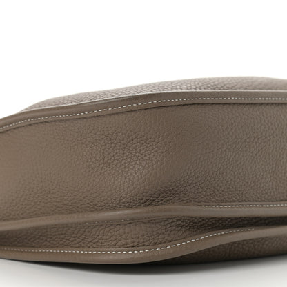 Hermes Taurillon Clemence Evelyne III PM Etoupe 7 of 9