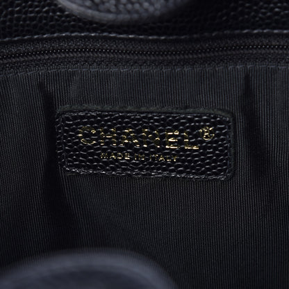 Chanel Caviar Quilted Petit Shopping Tote PST Black 6 of 9