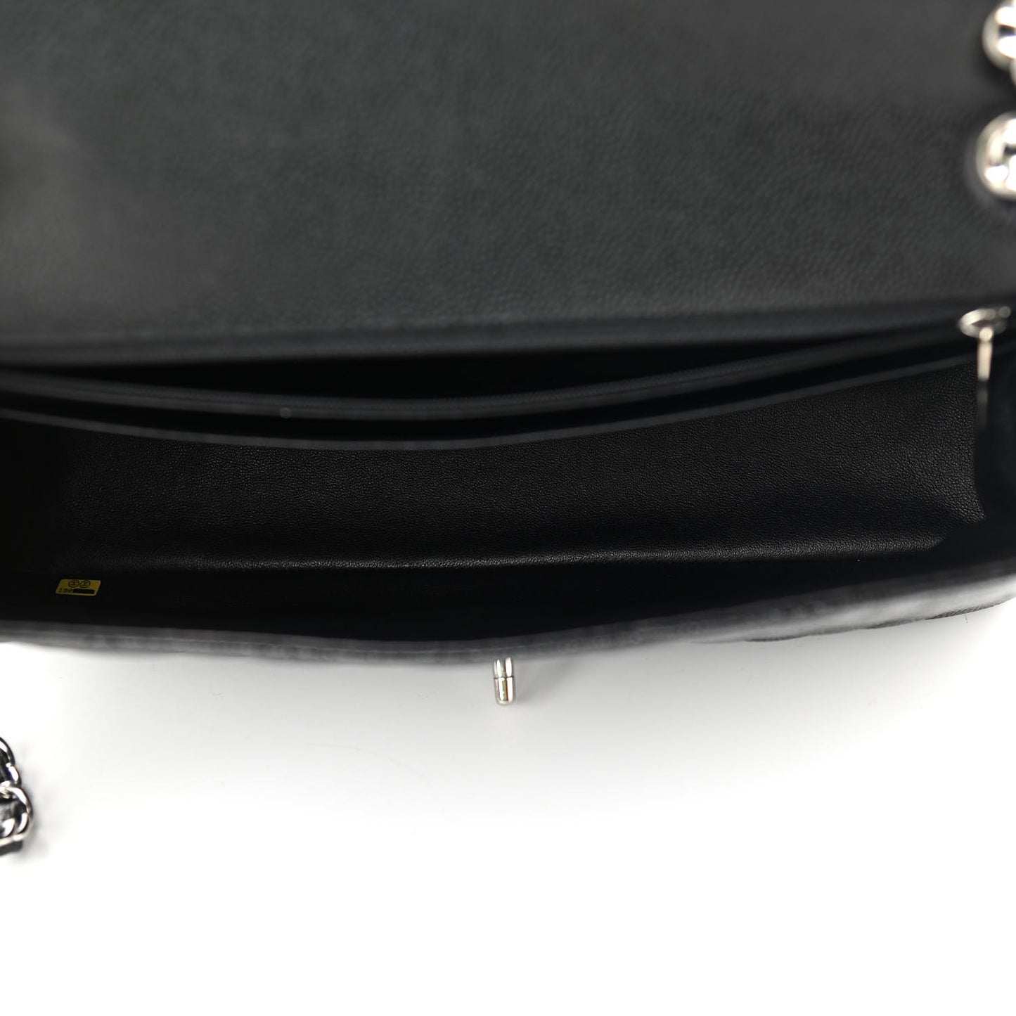 Caviar Quilted Maxi Single Flap Black