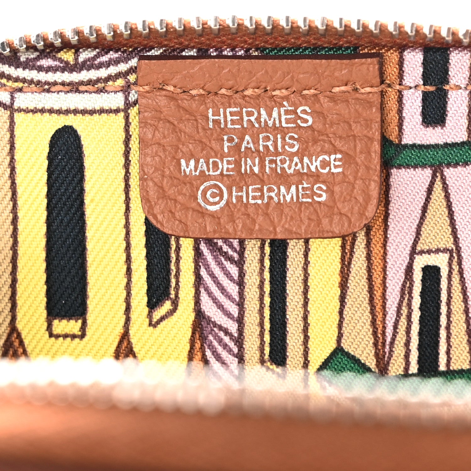 Hermes Evercolor Silk'In Coin Purse Gold 6 of 7