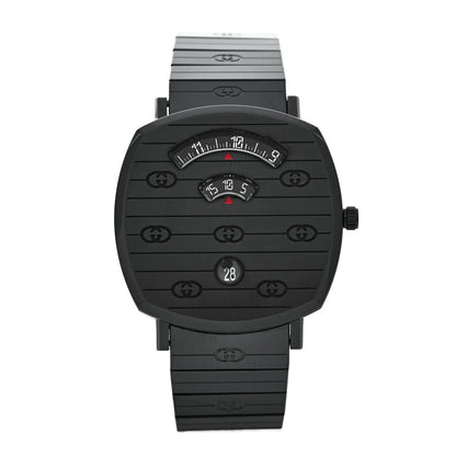 Gucci PVD Stainless Steel 38mm Grip Quartz Watch Black 1 of 4