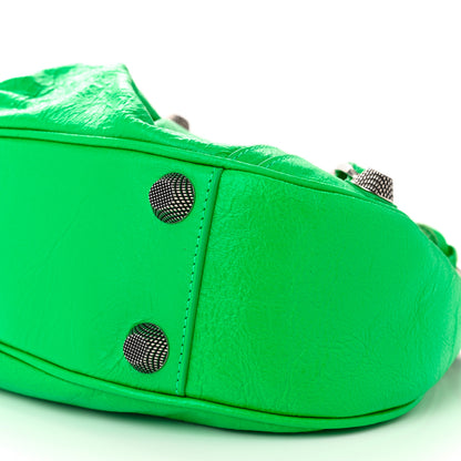 Balenciaga Agneau Arena Small Le Cagole Shoulder Bag Vivid Green 10 of 10