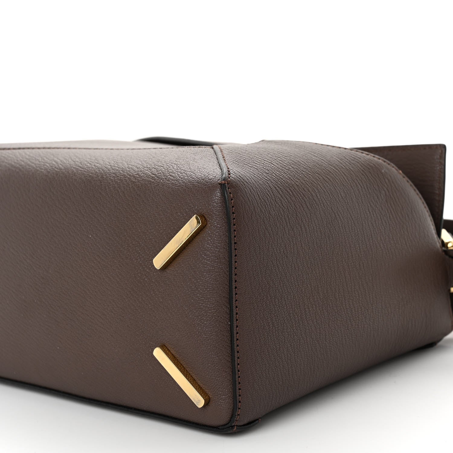 Loewe Goatskin Medium Puzzle Edge Bag Taupe 9 of 11