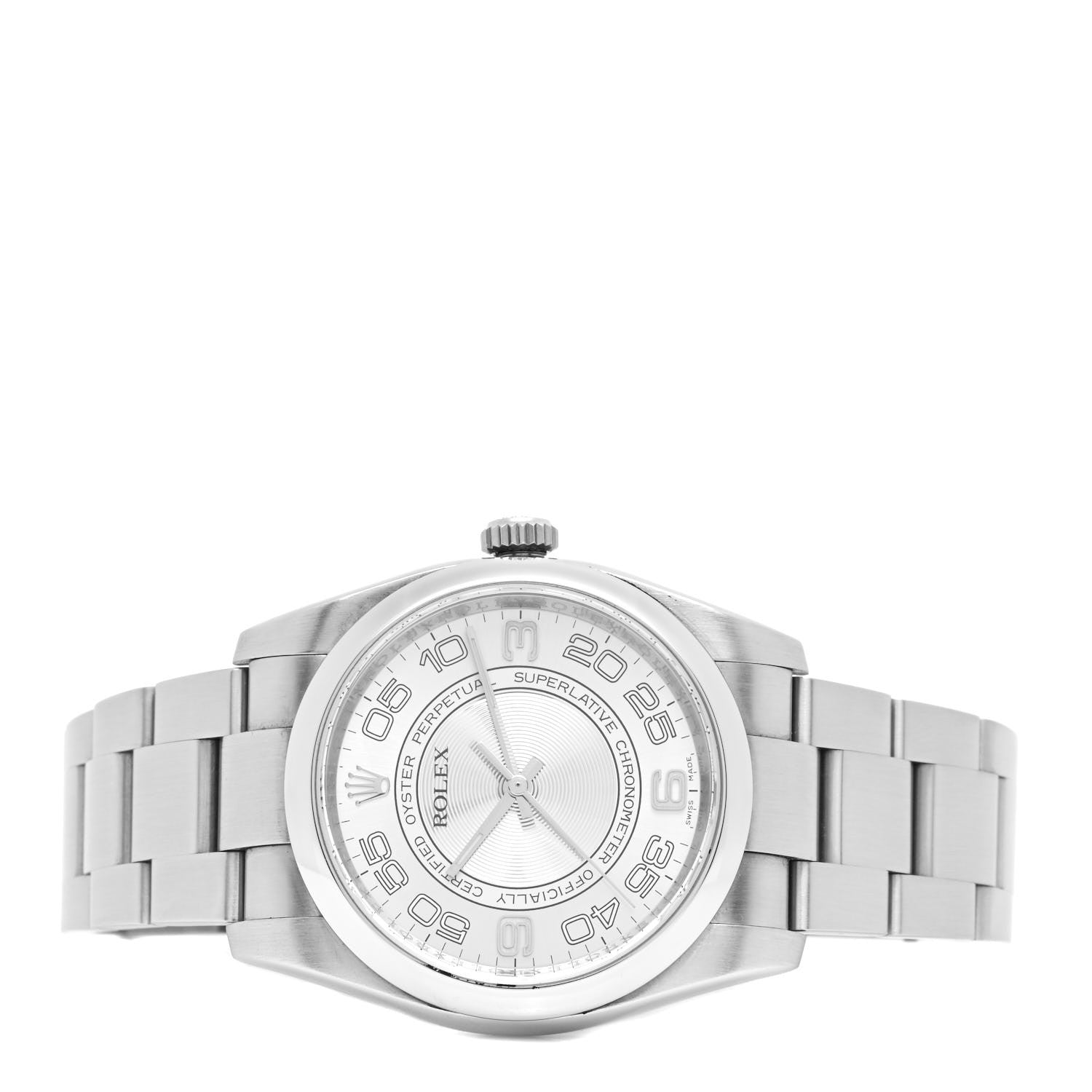Rolex Stainless Steel 36mm Oyster Perpetual Watch Silver Concentric 2 of 5