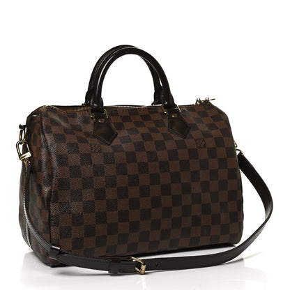 Louis Vuitton Damier Ebene Speedy Bandouliere 30 3 of 11