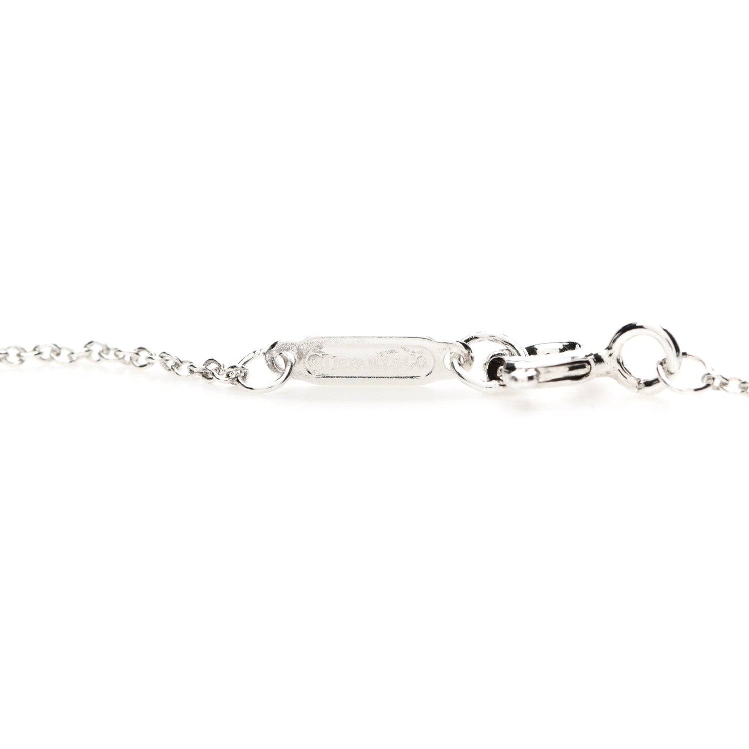 Tiffany Sterling Silver 1837 Interlocking Circles Pendant Necklace 4 of 5