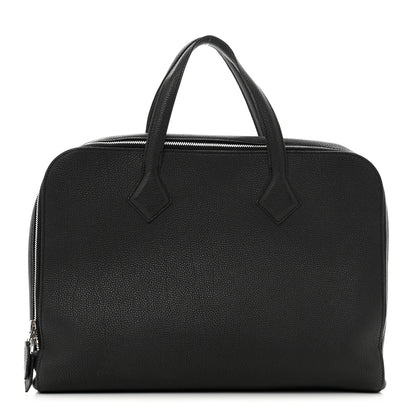Hermes Togo Victoria Light Briefcase Black 1 of 10