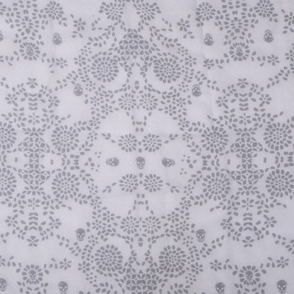 Alexander McQueen Silk Chiffon Skull Scarf White 1 of 7