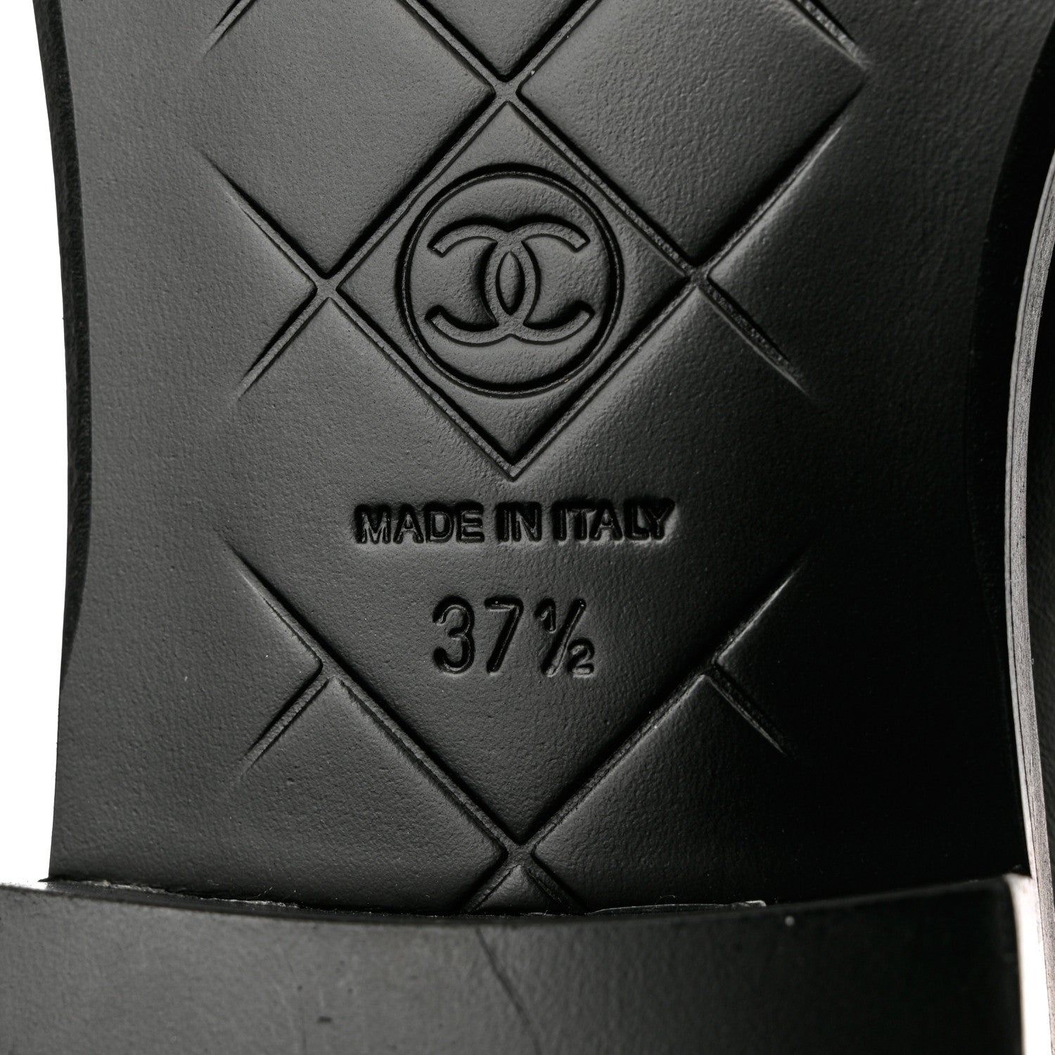 Chanel Lambskin Quilted CC Turnlock Loafers 37.5 Black 8 of 10