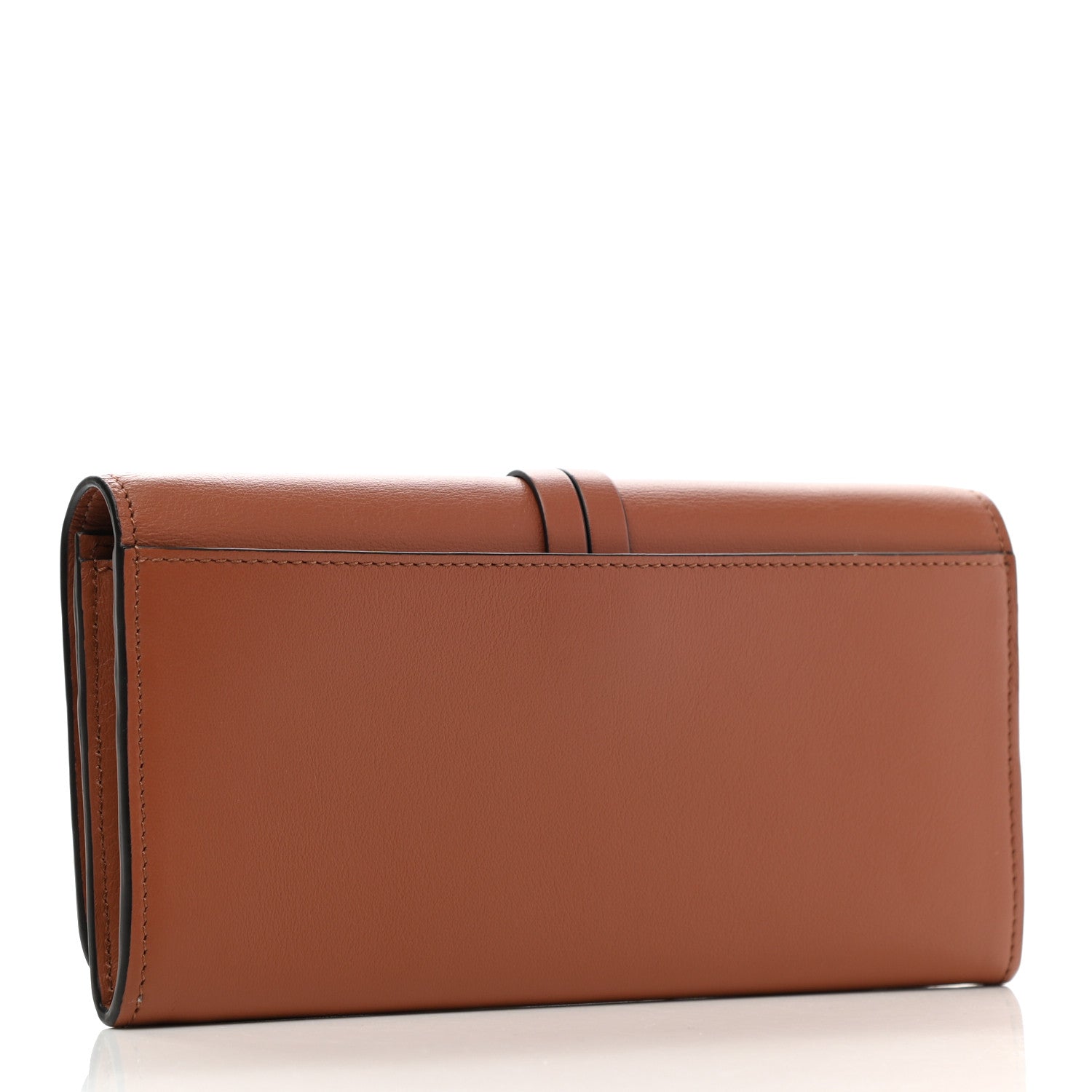 Chloe Calfskin Alphabet Long Wallet Brown 3 of 8