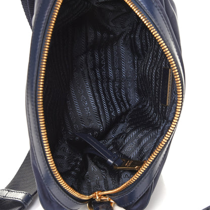 Prada Tessuto Nylon Soft Calf Camera Bag Baltico 7 of 8