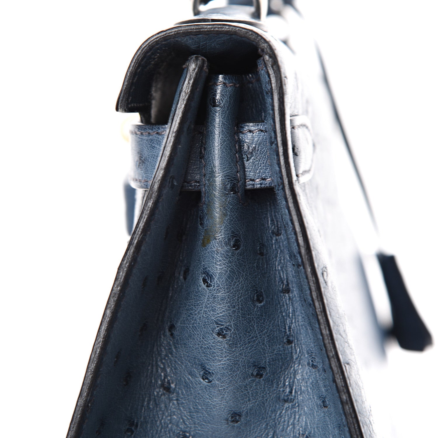 Hermes Ostrich Kelly Sellier 28 Bleu Roi 48 of 49