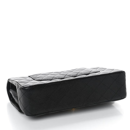 Chanel Caviar Quilted Medium Double Flap Black 4 of 12