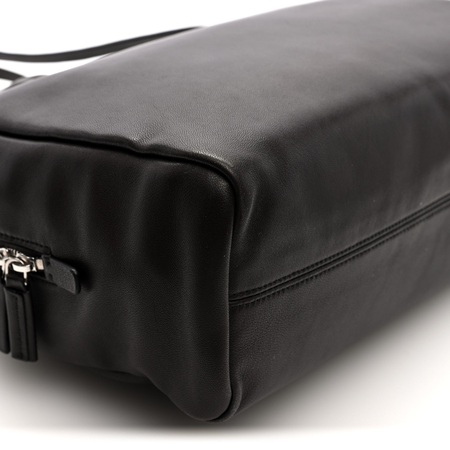 The Row Nappa Astra Bowling Bag Dark Brown Ans 8 of 9
