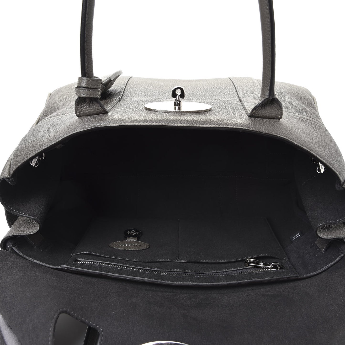 Classic Grain Bayswater Satchel Mole Grey