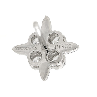 Tiffany Platinum Diamond Lace Stud Earrings 4 of 4