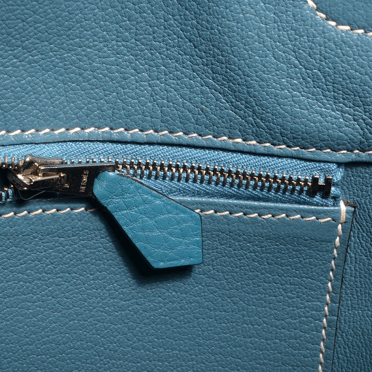 Hermes Togo Birkin 35 Blue Jean 14 of 23
