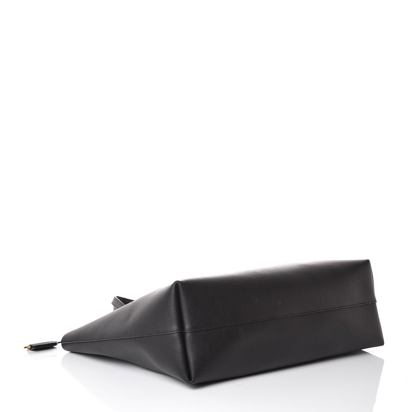Calfskin Large Shopping Tote Black