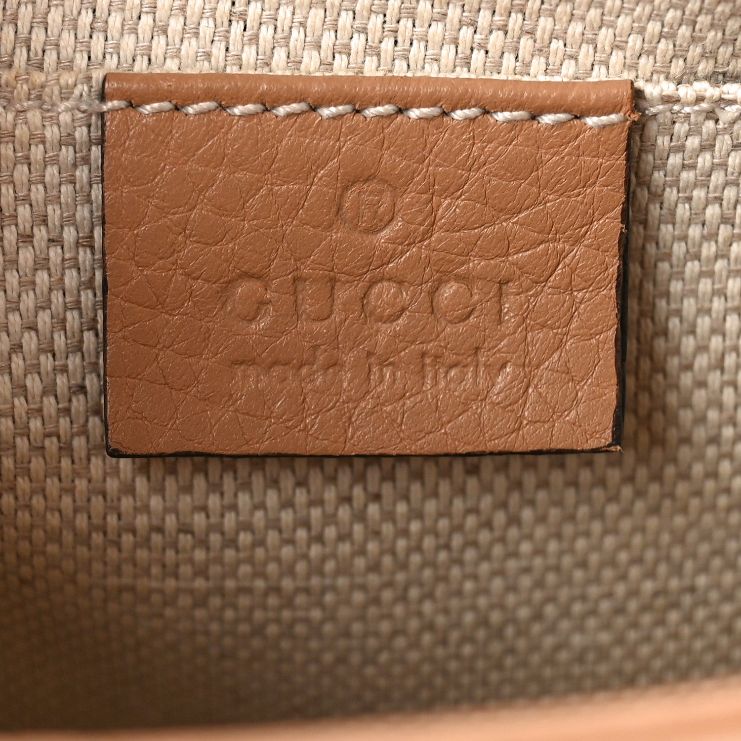 Gucci Pebbled Calfskin Small Soho Disco Bag Camelia 6 of 15