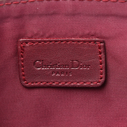 Christian Dior Monogram Mini Saddle Pochette Burgundy 6 of 12