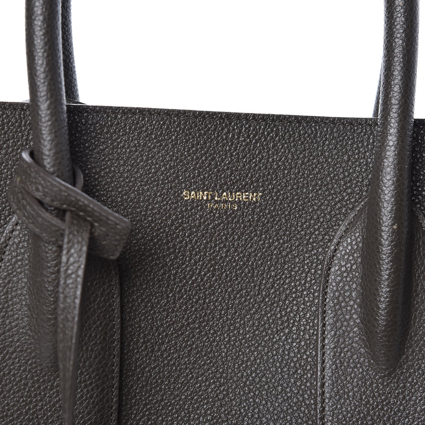 Grained Calfskin Small Sac De Jour Earth