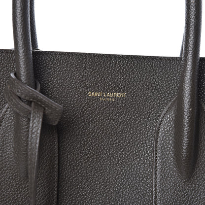 Saint Laurent Grained Calfskin Small Sac De Jour Earth 6 of 10