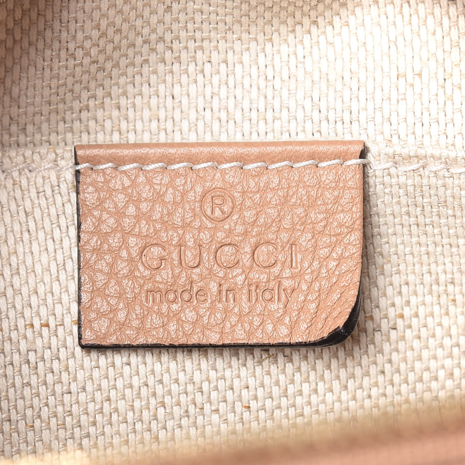 Gucci Pebbled Calfskin Small Soho Disco Bag Camelia 6 of 10