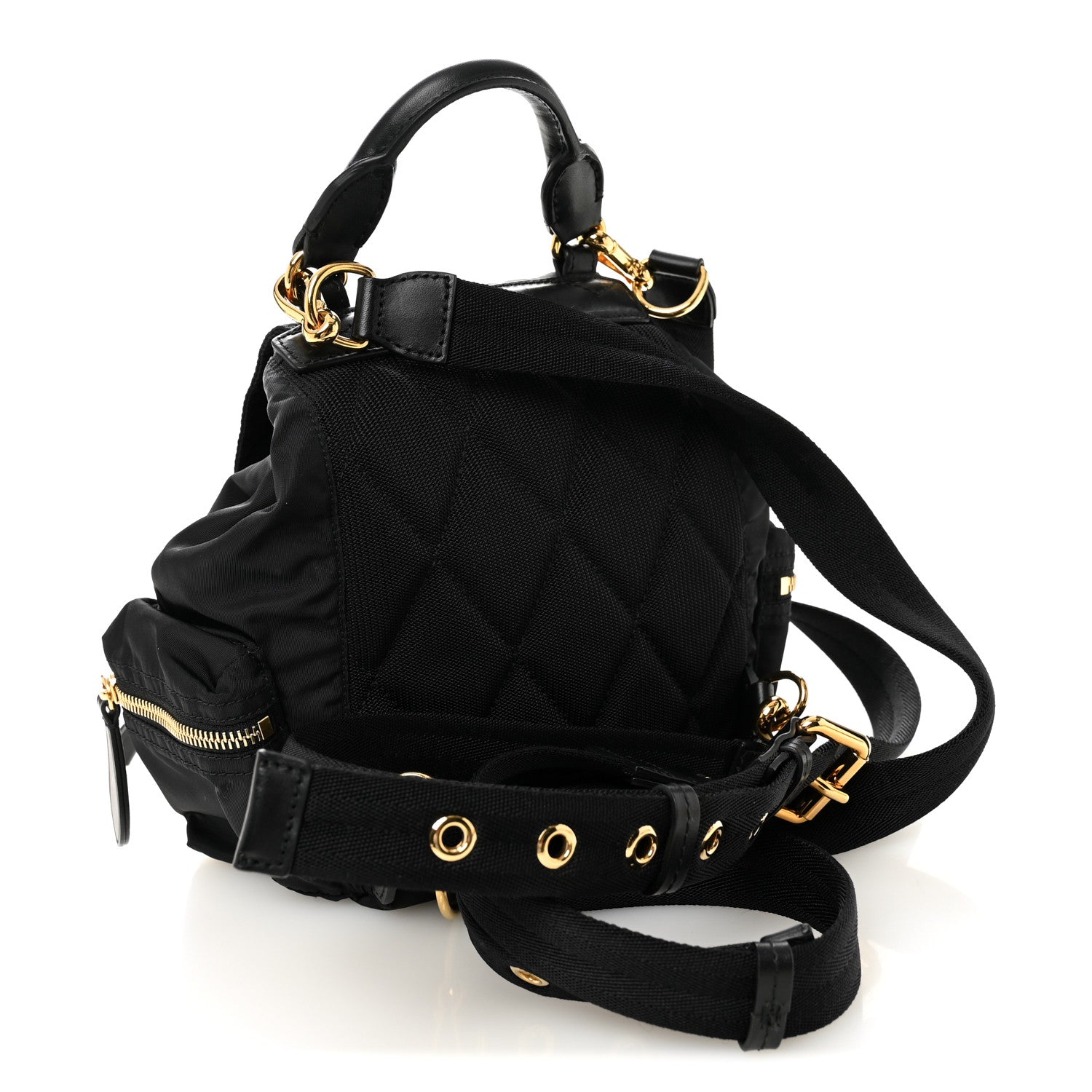 Burberry Nylon Small Crossbody Rucksack Backpack Black 1864127