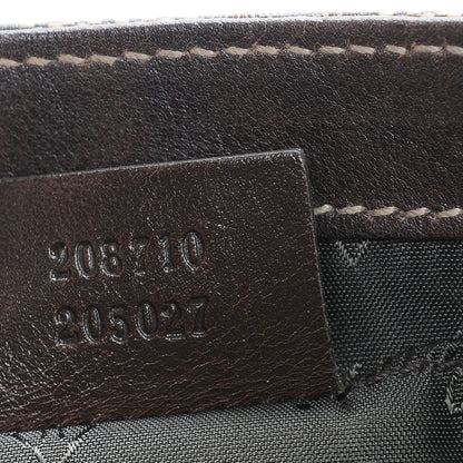 Gucci Crystal Monogram Babouska Clutch Dark Brown 7 of 7