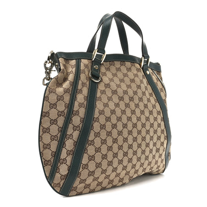 Gucci Monogram Medium Abbey Convertible Tote Green 3 of 10