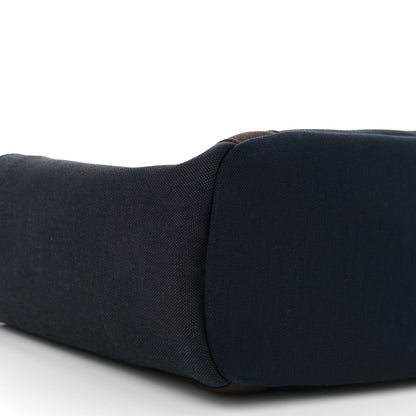 Hermes Toile Sac De Pansage Groom Bleu Navy Feu 9 of 11