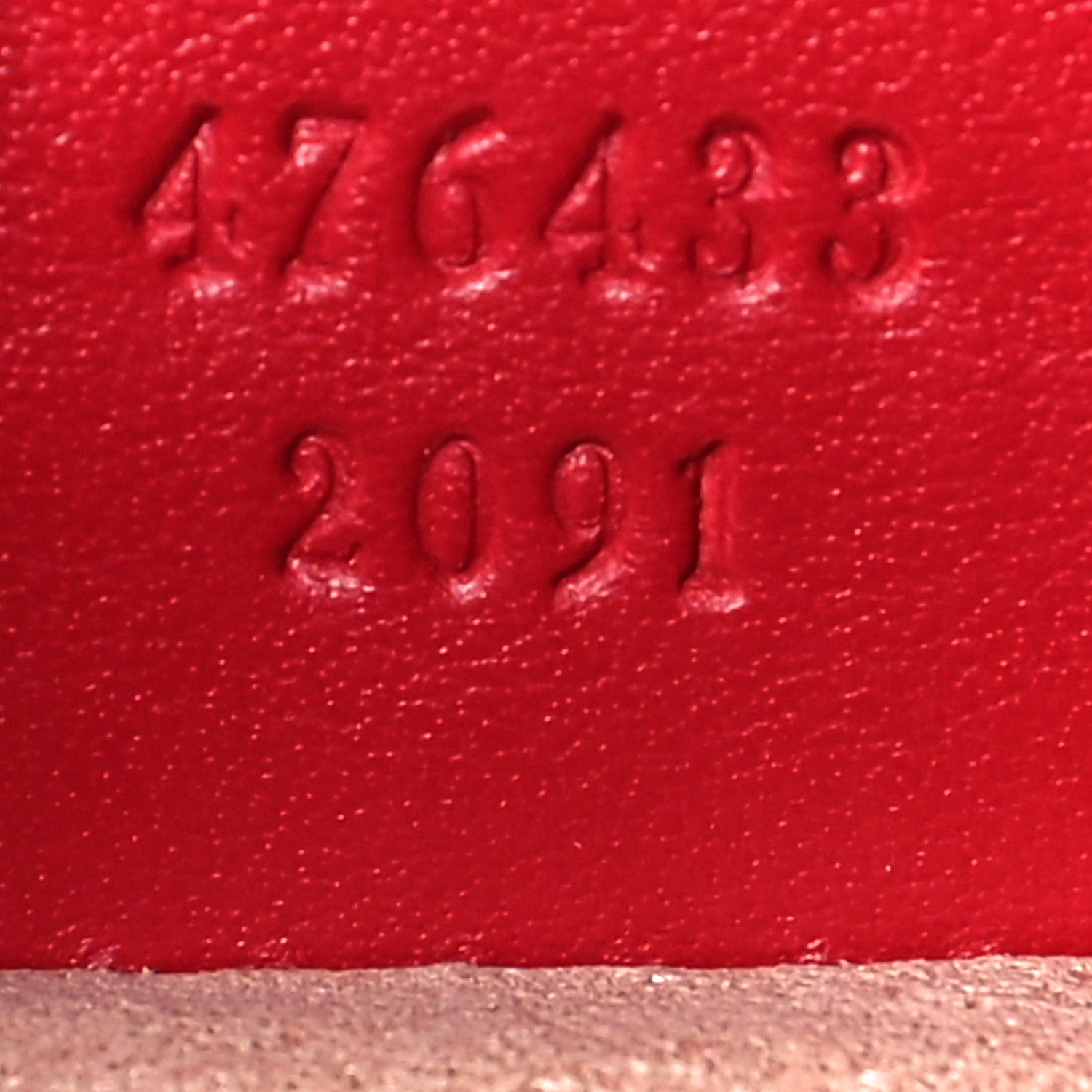 Gucci Calfskin Matelasse Super Mini GG Marmont Shoulder Bag Hibiscus Red 7 of 11