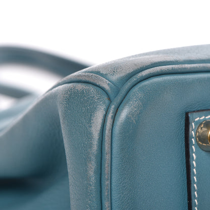 Hermes Swift Birkin 35 Blue Jean 35 of 55
