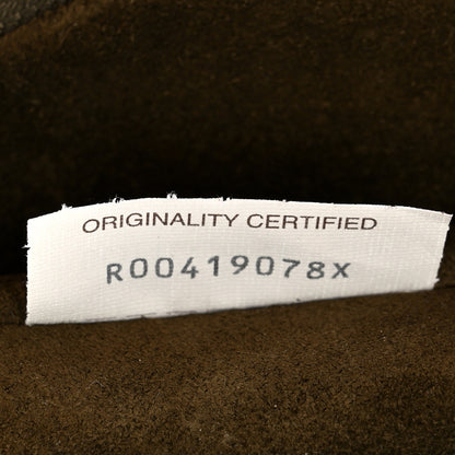 Bottega Veneta Deerskin Intrecciato Medium Traveler Hobo Kaki 7 of 10