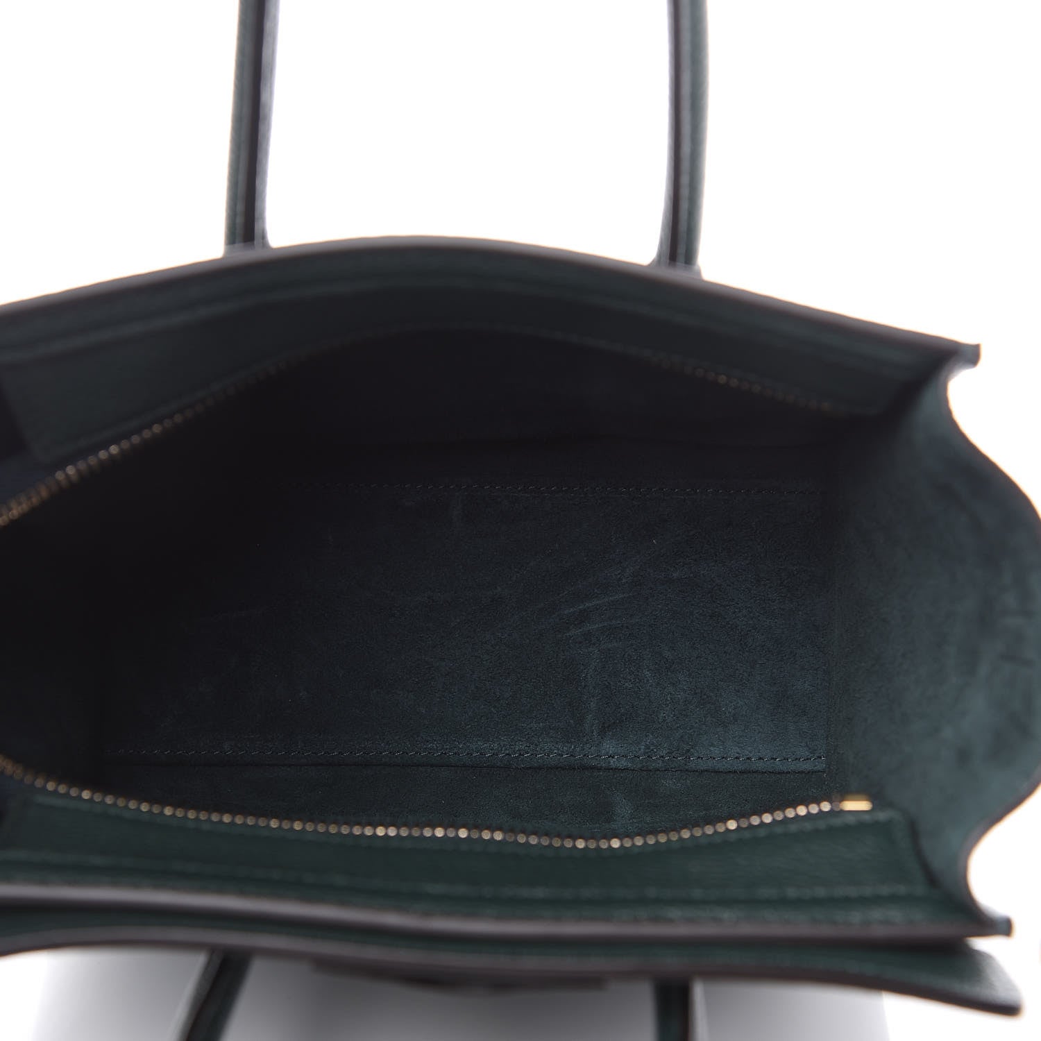 Celine Drummed Calfskin Nano Luggage Amazone 5 of 10