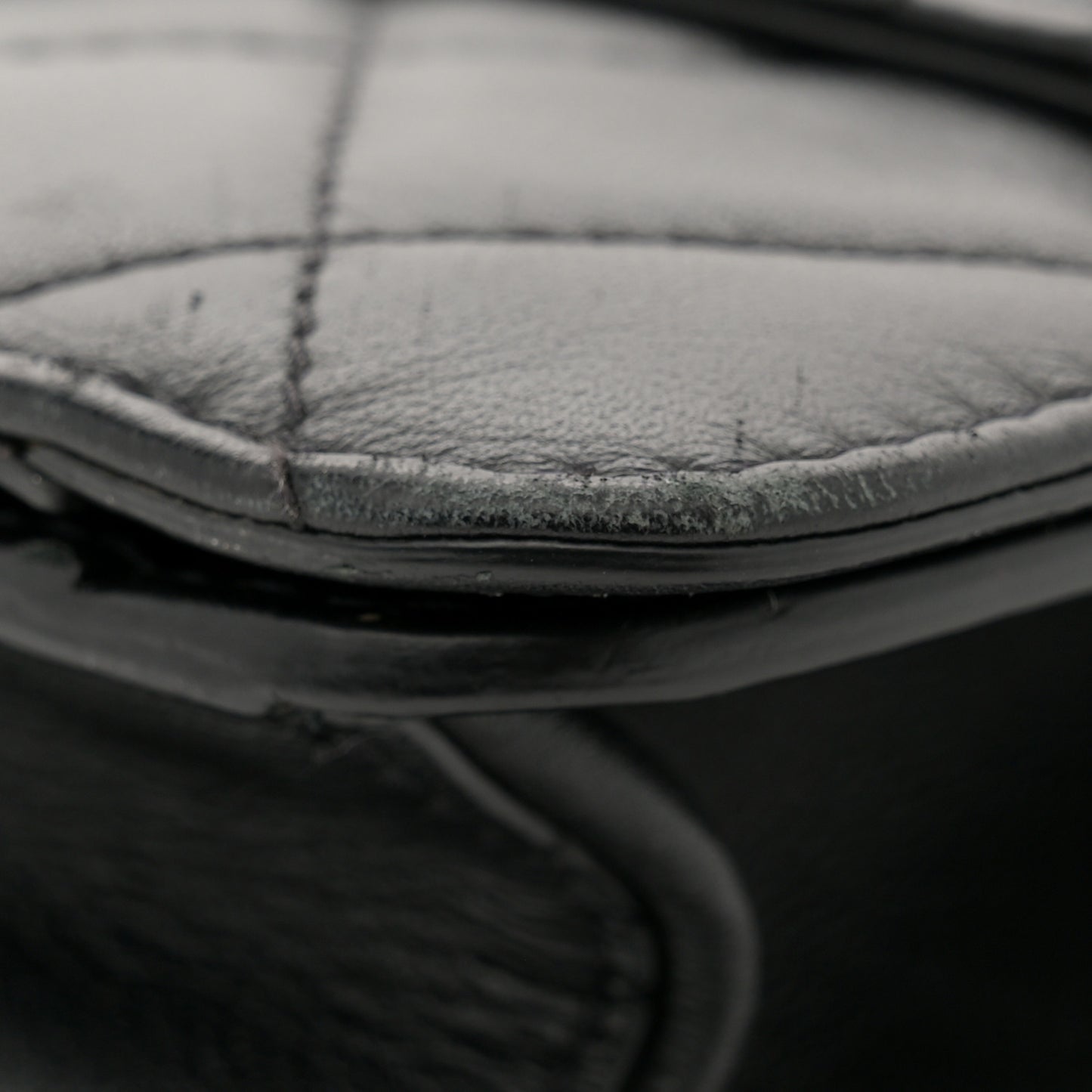 Calfskin Quilted Coco Lady Flap Black