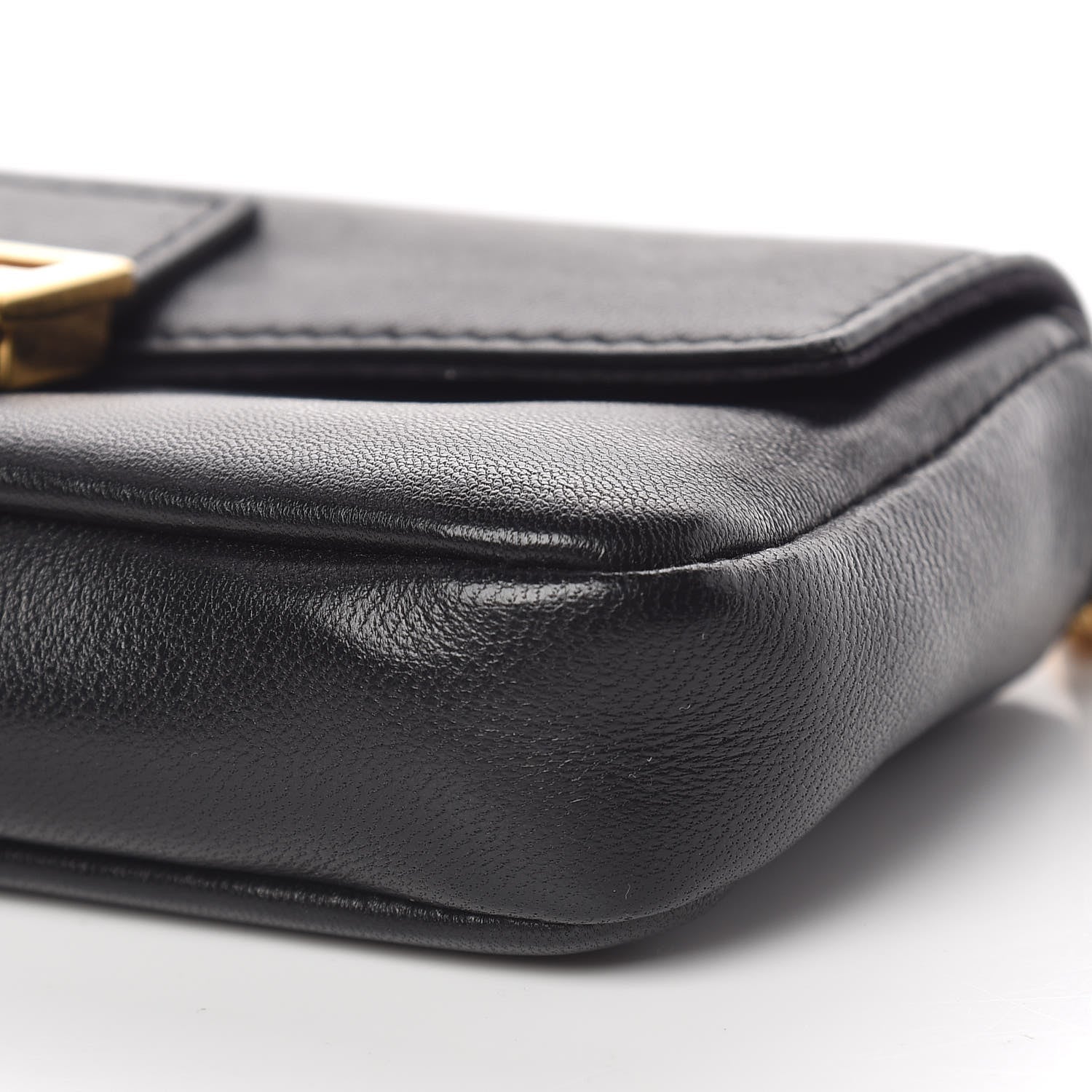 Fendi Shiny Nappa Micro Baguette Black 7 of 11
