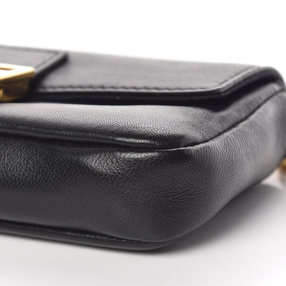 Fendi Shiny Nappa Micro Baguette Black 7 of 11