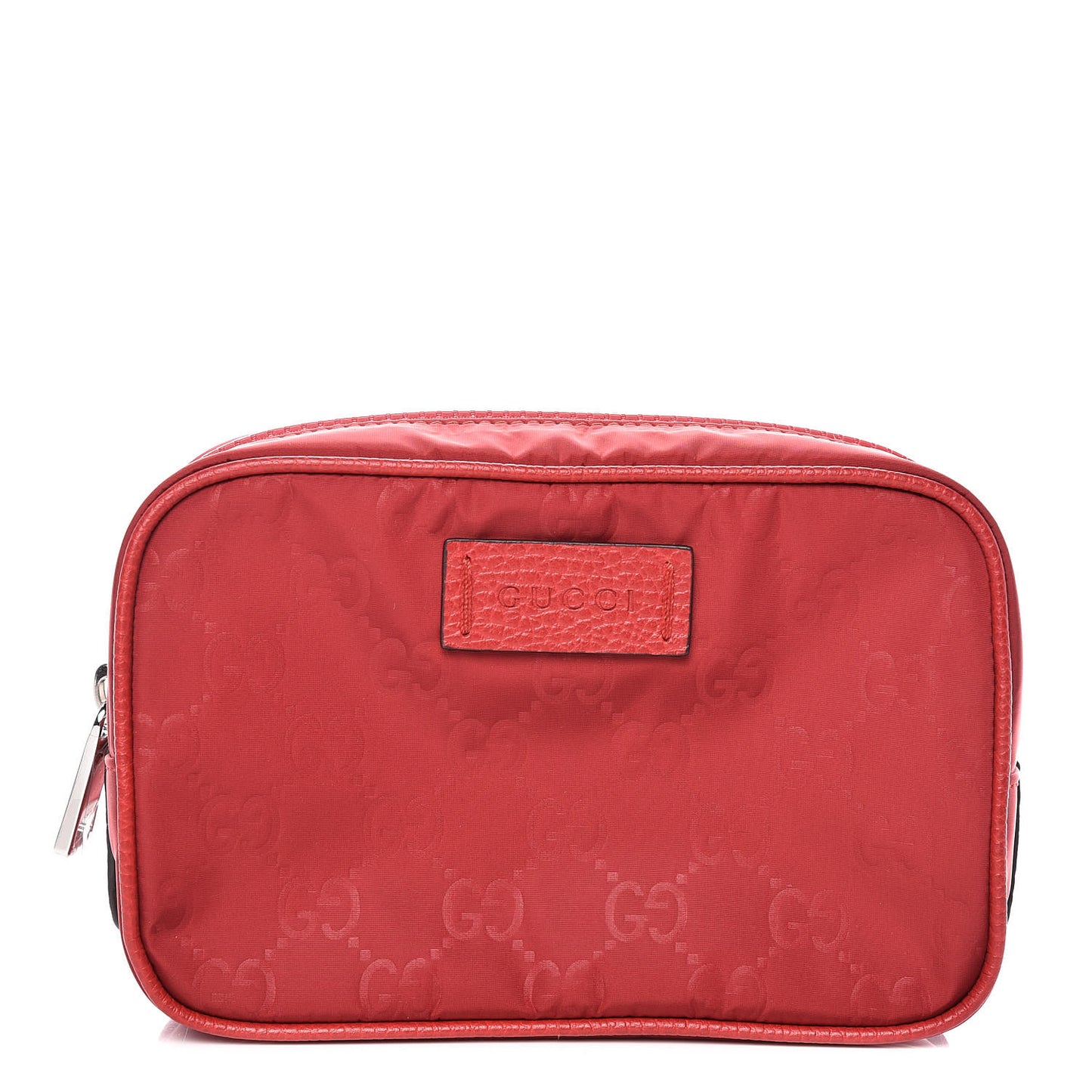 Nylon Monogram Small Dolmias Pouch Vibrant Red