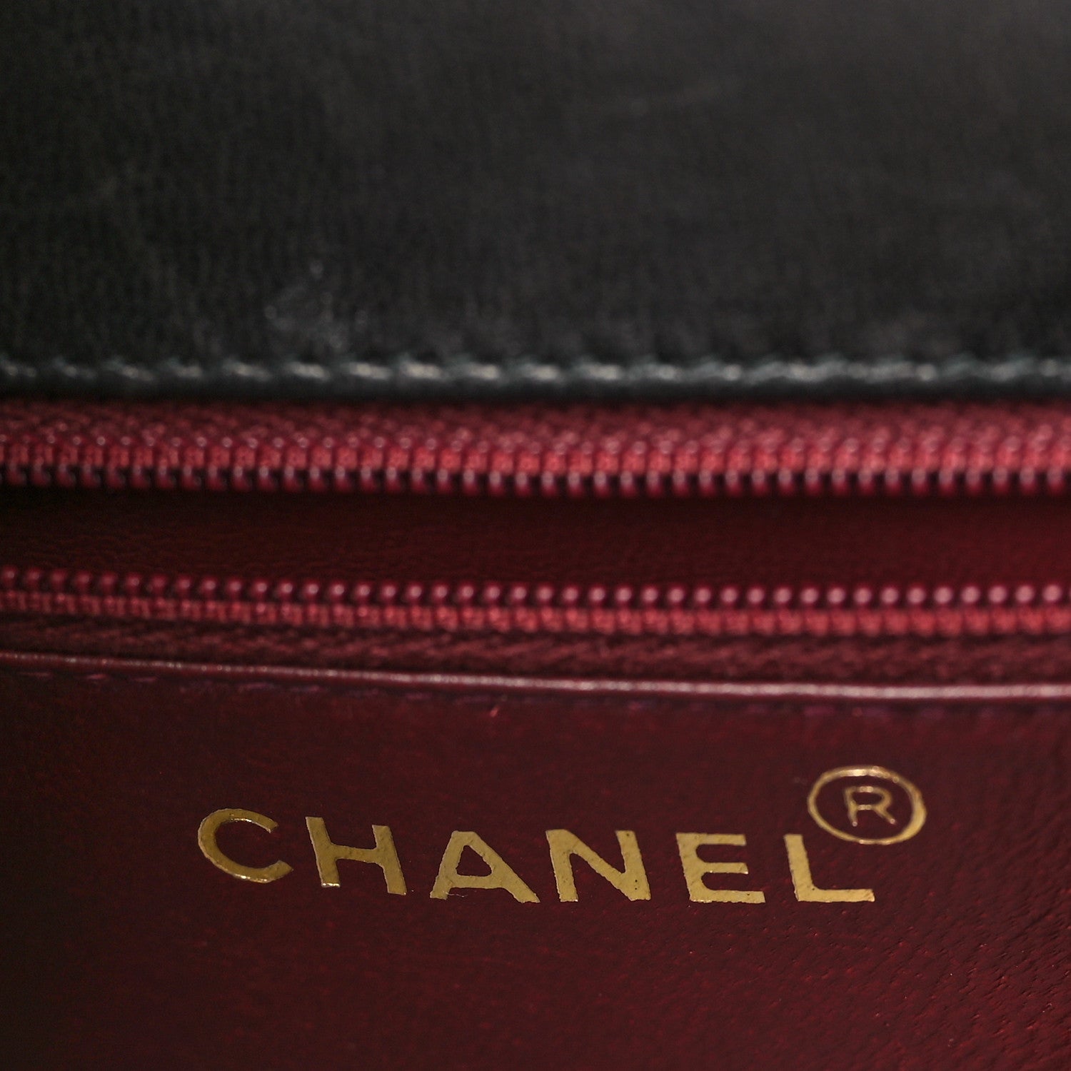 Chanel Lambskin Quilted Round Flap Black 6 of 10